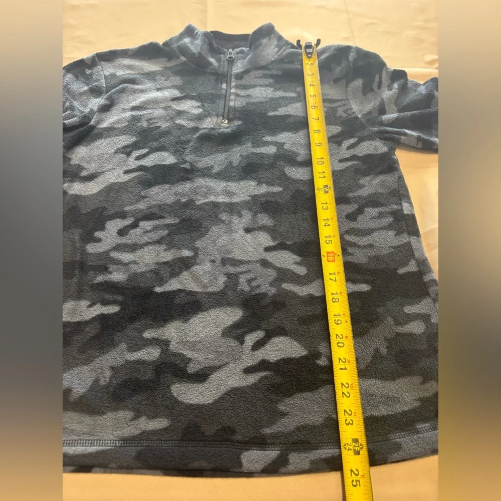 Place Kids Black‎ and Gray Camouflage Sweater 1/4 Zip